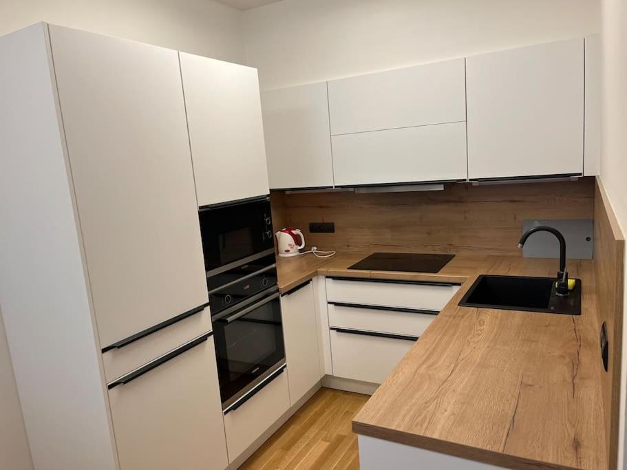 Apartman Holesovice,Balkon,Garaz Praga Exterior foto